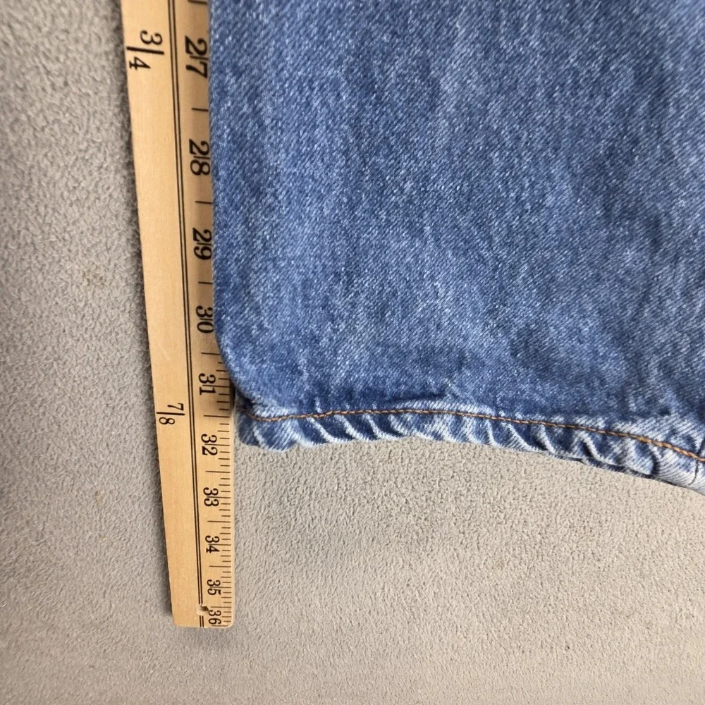 Vintage Levis 501 Jeans Mens Blue Straight Button Fly Made In USA Fits 32x32